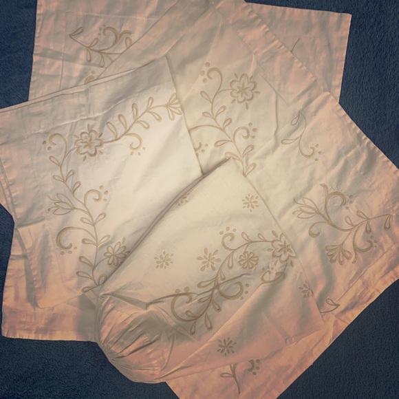 Pottery Barn bolster and euro pillow covers - Picture 1 of 10